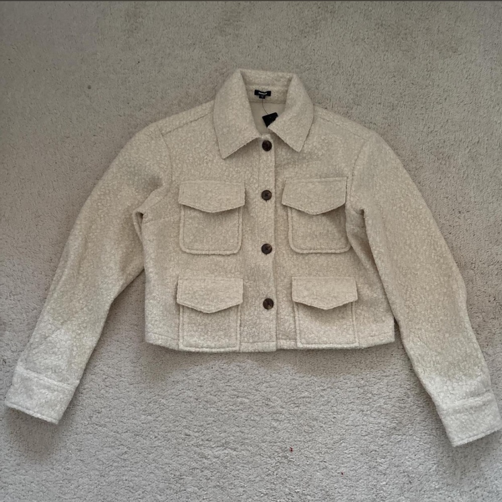 Express Women's Cream Jacket